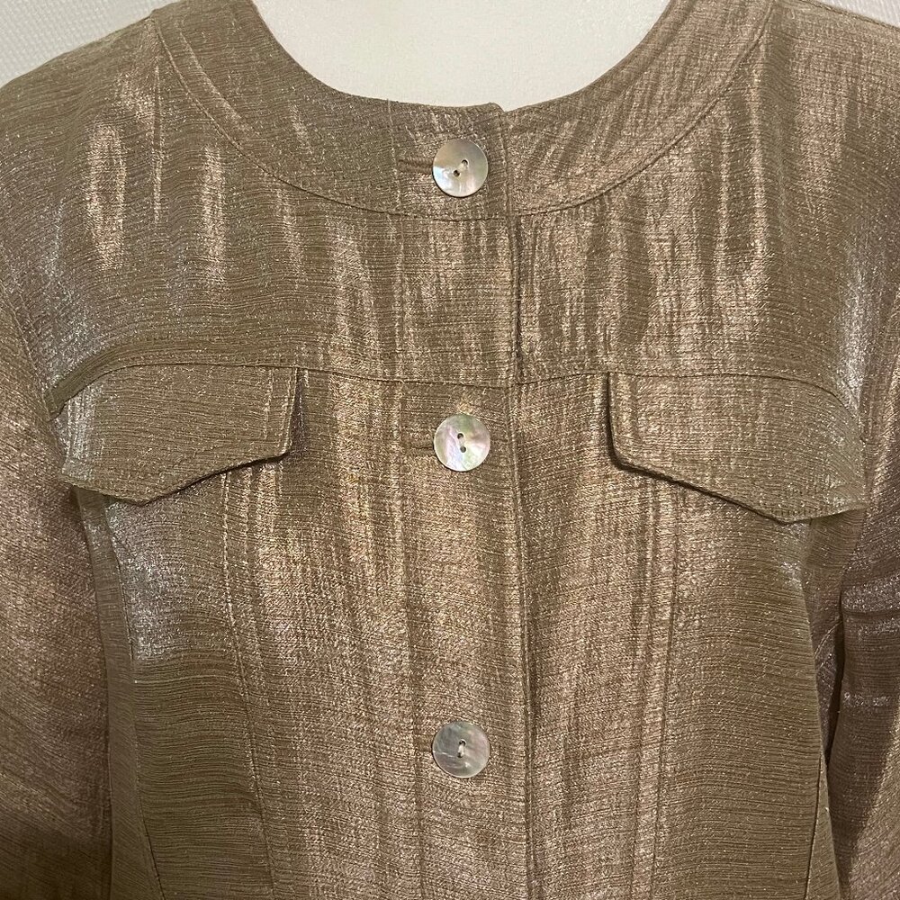 Ruby Rd Metallic Women's Jacket - Picture 8 of 12